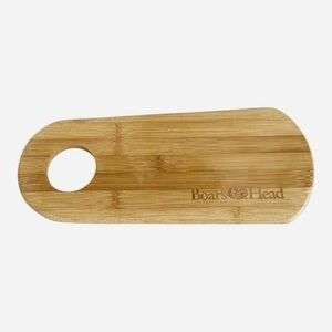 Boar's Head Bamboo Cutting Board Bread Cheese Serving Tray Charcuterie  12" NEW